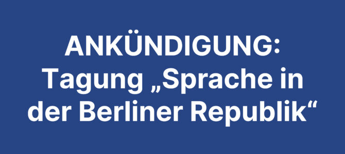 Ankündigung