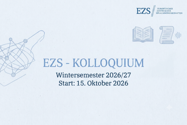 EZS-Kolloquium im Wintersemester 2026/27 ab 15. Oktober 2026