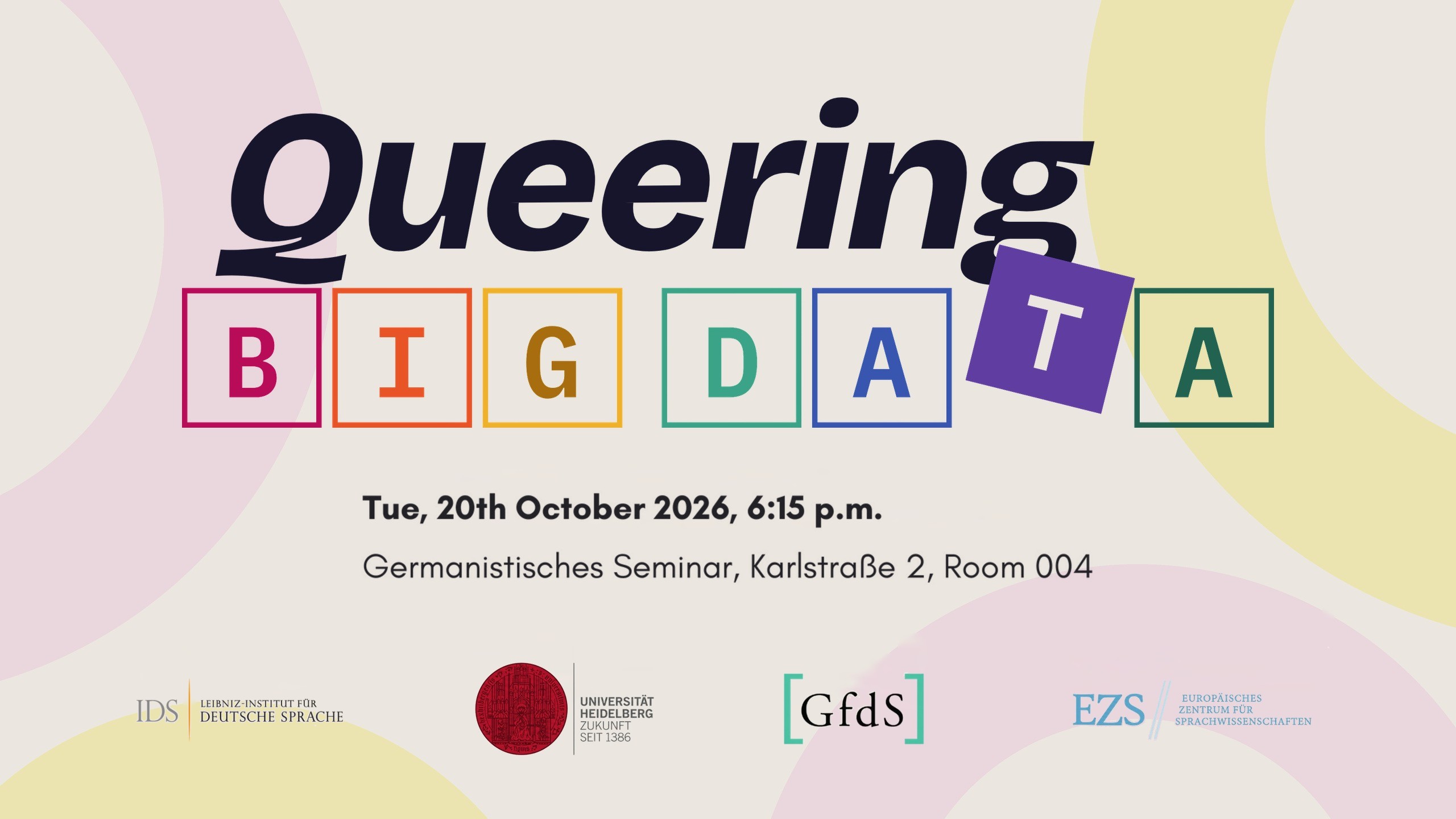Queering Big Data, 20. Oktober 2026
